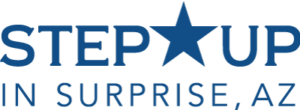 Step Up in Surprise Logo